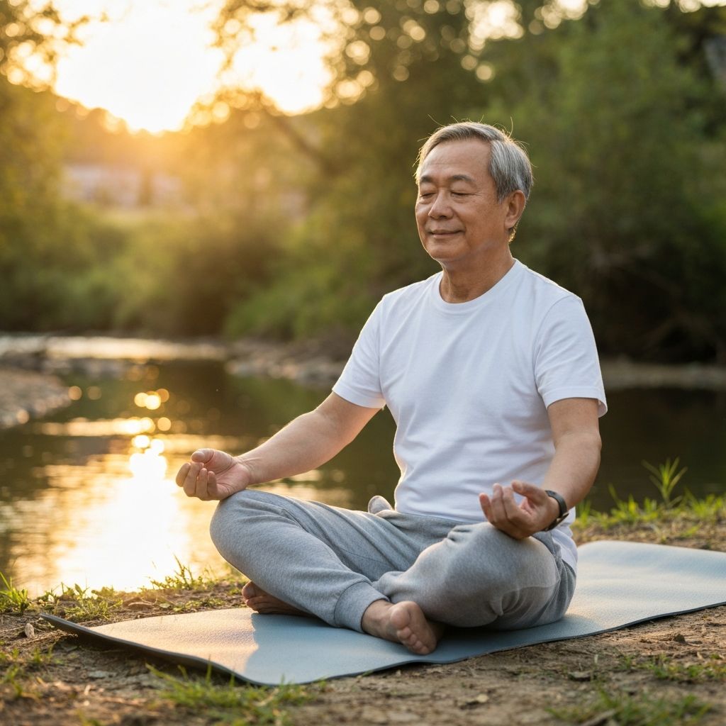 Outdoor breathing exercise
